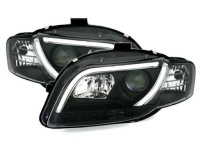 Ліхтарі  фари до audi a4 b7 od 2004 до 2008 roku led трубка  чорний Оригінал, фото thumb