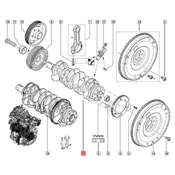 фото thumb №16, Wał коленчатый master iii 2.3dci biturbo movano 122013973r