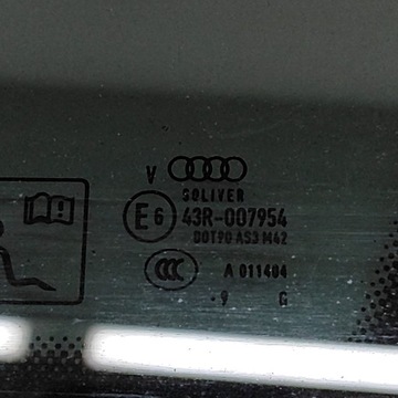 фото thumb №6, Audi q7 4m 2020 права сторона скло кузовна задня