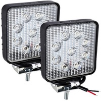 фото thumb №1, 2× лампа рабочая противотуманная фара 27 led 108w набор 4 штуки