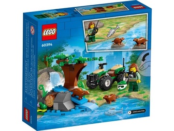 LEGO 60394: Городской квартал и среда обитания выдры, новые кубики