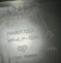 фото thumb №8, Audi q4 sportback e-tron решітка радіатора решітка радіатора молдинг бампер основа емблема logo