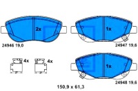 фото thumb №1, Тормозные колодки тормозные toyota avensis verso 2.2d 11.08-1