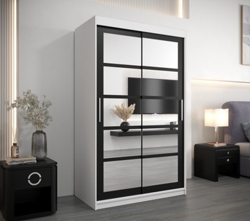 Шкаф-купе двухдверный R2 120 см.