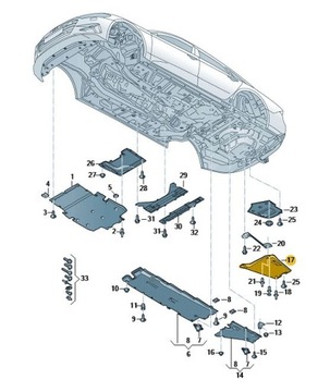 фото thumb №1, Защита пола зад средство audi a6 a7 c8 aso