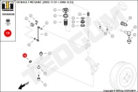 фото thumb №7, Втулка важеля передній нижній передня ліва права renault