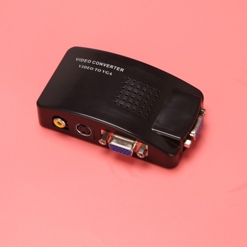 AV na Adapter VGA RCA konwerter VGA PC RCA Composi