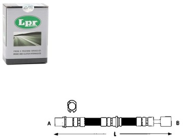 фото thumb №1, Шланг гальмівний p astra h 04- lpr