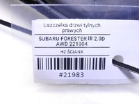 фото thumb №5, Прокладка дверь правый задняя subaru forester iii