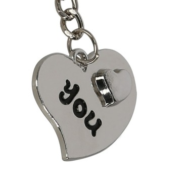 Podwójny brelok dla zakochanych dwa serca love you prezent dla zakochanych