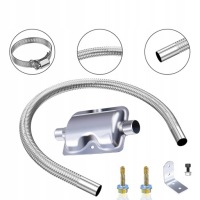 фото thumb №5, Wąż выпускной труба выхлопная выхлопных газов отопления стояночного 3m