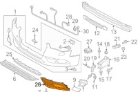 Audi a4 b8 бампер передний правый противотуманный 8k0807682p01c оригинальный Недорого, фото thumb