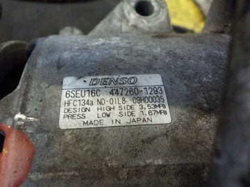 фото thumb №5, Lexus is rav4 2.2 d4d 08r 177km 2ad-fhv компресор кондиціонера 447260-1293