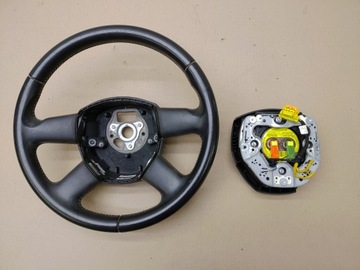 фото thumb №10, Руль + подушка безопасности четырёхспицевый кожа audi a3 8p рестайлинг годы 08-12