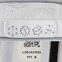 фото thumb №14, Спойлер спойлер крышка зад hyundai genesis gv70 gv 70 87210 ar000 87210-ar000