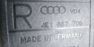 фото thumb №7, Audi a8 d3 pas безопасности перед правый чёрный