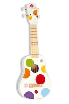 Instrument muzyczny - drewniana Gitara / Ukulele, dla dzieci 3lata+, Jannod