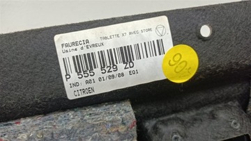 фото thumb №6, Ролета полиця багажника citroen c5 iii x7 sedan 555529zd