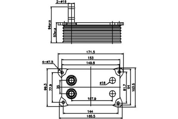 фото thumb №13, Nissens 90683 радиаторов масла, масло двигательный