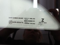 фото thumb №6, Скло кузовна лівий задня citroen c4 iii 2021r.- 9832918480