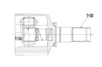фото thumb №2, Шарнір внутрішній renault megane iii 2.0dci 09-, /grand scenic iii 2.0dci