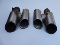 фото thumb №6, Комплект левая правая наконечник выхлоп 97011193100 97011168200 panamera 970