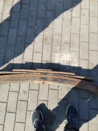 Рессора задняя задний man l2000 tga tgx tgl 8 щетка Оригинал, фото thumb