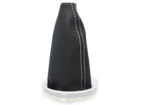 Купить Mini cooper r56 r55 чехол переключения передач черная кожа белый нити, фото thumb