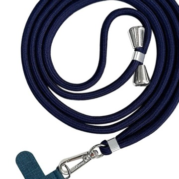 Темно-синий ремешок для телефона через плечо Safety Tether