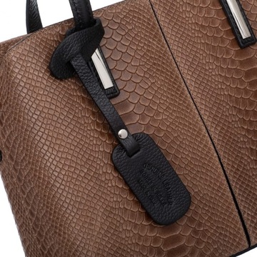 Кожаная сумочка Vezze Rara Cognac