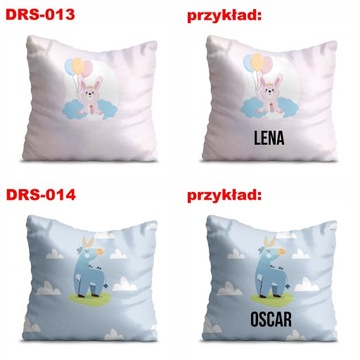 Poszewka na Poduszkę z Imieniem Personalizacja Imię Prezent dla Syna Córki