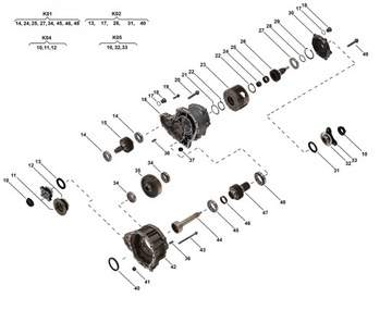 MECHANIZM RÓŻNICOWY REDUKTOR MERCEDES C 203 W203