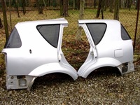 фото thumb №8, Ssangyong rexton крыло левый задняя четверть стекло серебристая w niebieski