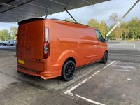 фото thumb №7, Transit tourneo custom 2018-2023 накладка бампера задняя спойлер пластик v4