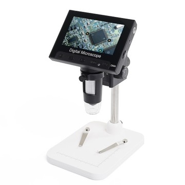 ЦИФРОВОЙ МИКРОСКОП С HD-МОНИТОРОМ 4,3″ ДЮЙМА DM4-Z01B019 ZOOM 1000x 8xLED