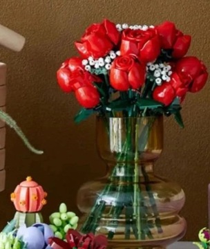 LEGO ICONS 10328 БУКЕТ РОЗ ЦВЕТЫ БЛОКИ ПОДАРОК