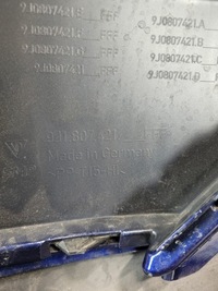 фото thumb №12, Бампер задній задня porsche taycan 19- enzianblau