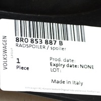 фото thumb №11, Audi q5 8r передня частина fender splash захист extension left 8r0853887b