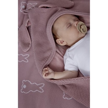 Коврик для манежа Meyco Baby X Mrs.Keizer Rabbit - сиреневый - 77x97см