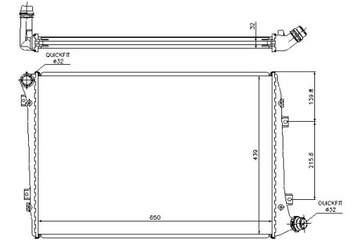 фото thumb №15, Радиаторов двигателя audi skoda vw volkswagen eos 06-