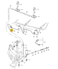 фото thumb №6, Втулка трубка распылителя vw transporter 91-96 1j0955998b