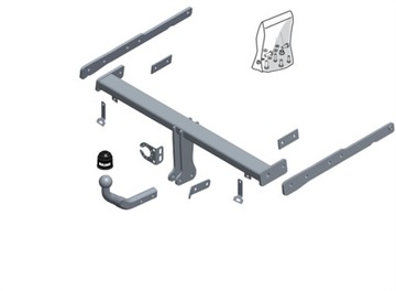 Фаркоп Brink Ford S-MAX II 2015-