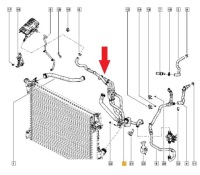 фото thumb №2, Магистраль труба wąż водяная шланг wody renault grand scenic iv 215034819r