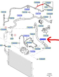 фото thumb №1, Шланг кондиціонера ford focus mk2 cmax 2003-