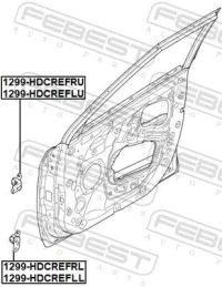 фото thumb №1, Febest 1299-hdcrefru петля двері