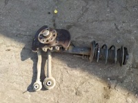 фото thumb №1, Mercedes w207 амортизационная стойка поворотный кулак рычаг левая