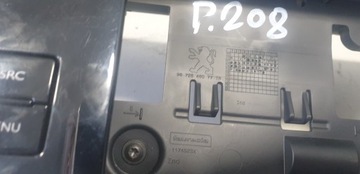 фото thumb №4, Peugeot 208 2008 планка консолі dekor pod дисплей навігації