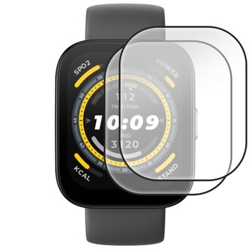 2x ГИБРИДНЫЕ СТЕКЛА ДЛЯ AMAZFIT BIP 5 + МОНТАЖНЫЙ КОМПЛЕКТ