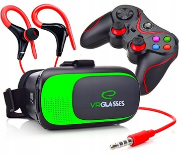 ВИРТУАЛЬНЫЕ ОЧКИ VR 3D ДЛЯ ИГРОВОГО ТЕЛЕФОНА VIRTUAL BOX 360 НАБОР