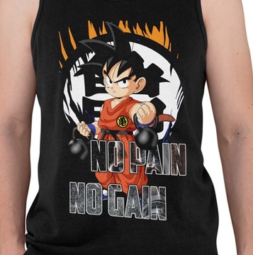 Tank Top Dragonball dbz no pain no gain 2